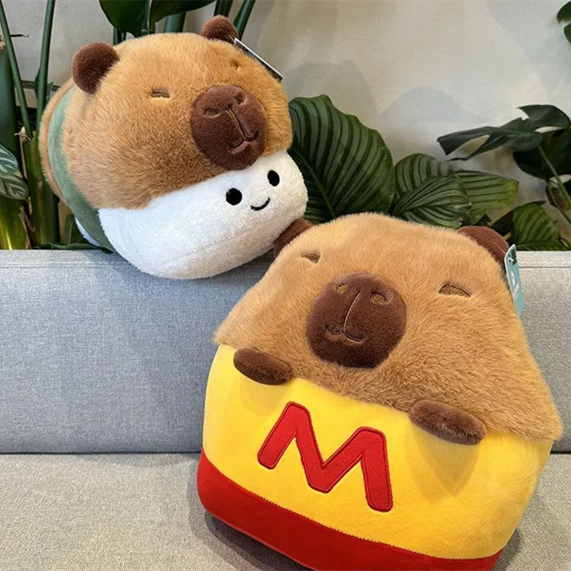 Giant Capybara French Fries Doll