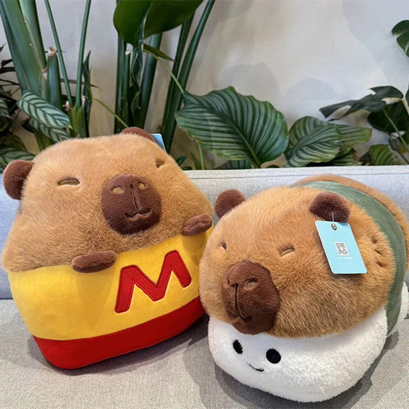 Giant Capybara French Fries Doll