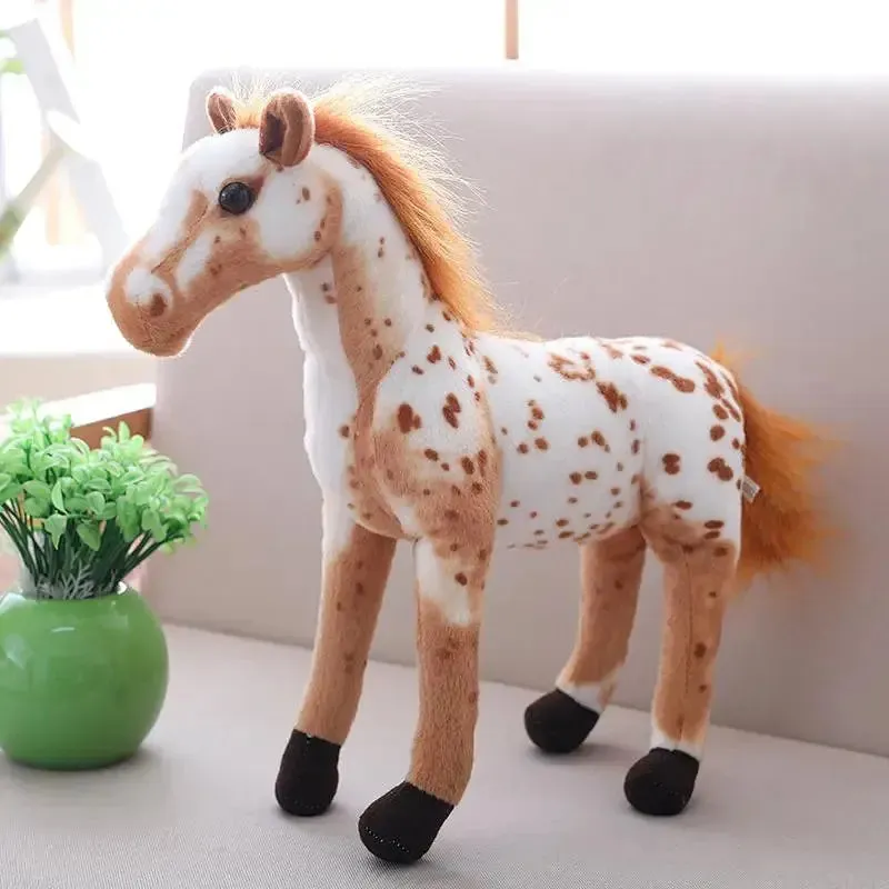 Giant Realistic Plush Horse Toy