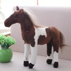 Giant Realistic Plush Horse Toy