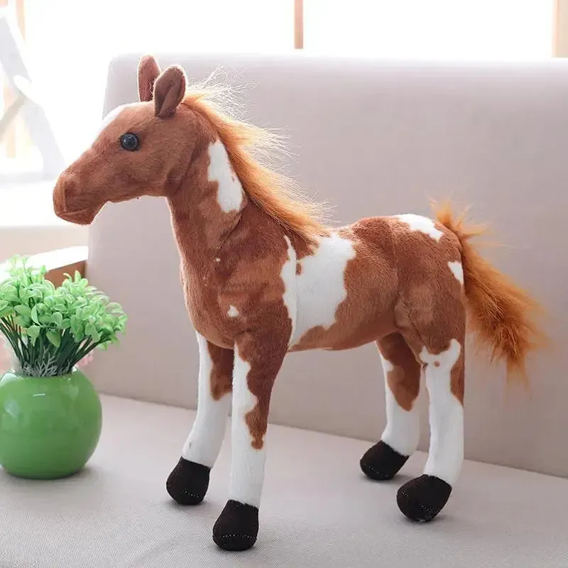 Giant Realistic Plush Horse Toy