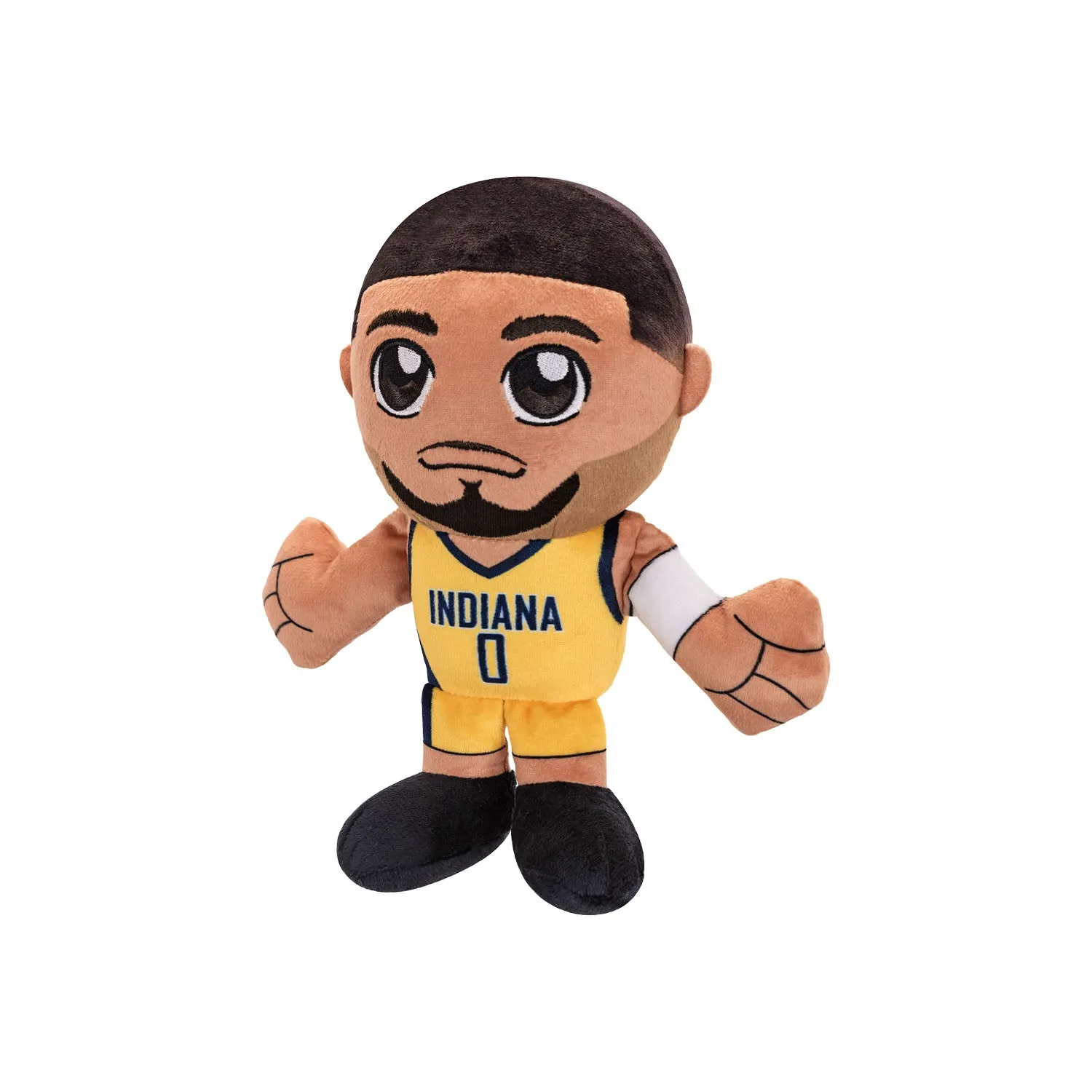 Indiana Pacers 8inch Tyrese Haliburton Plushie in Gold by Bleacher Creature