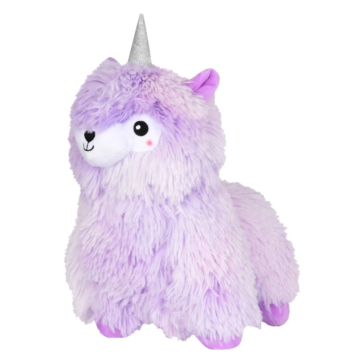 iScream Purple Llama Furry Stuffed Animal