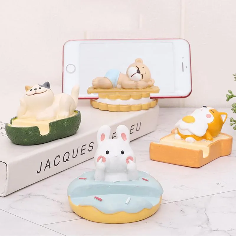 Kawaii Resin Animal Mobile Phone Holder