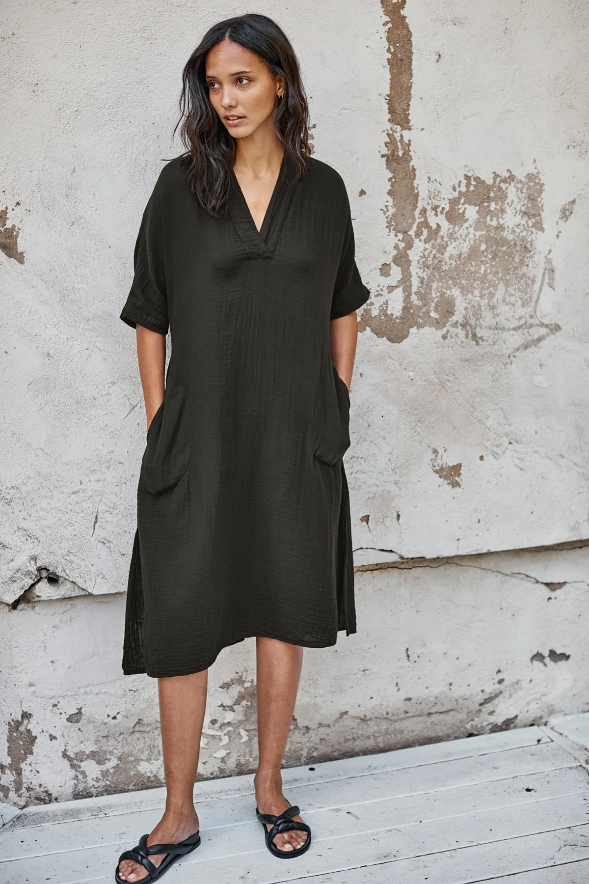 KERRY COTTON GAUZE DRESS