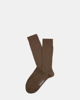 Marcoliani - Merino Ribbed - Chocolate