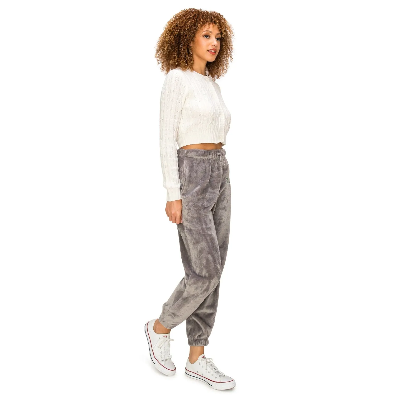 Minky Joggers Sweatpants - Grey