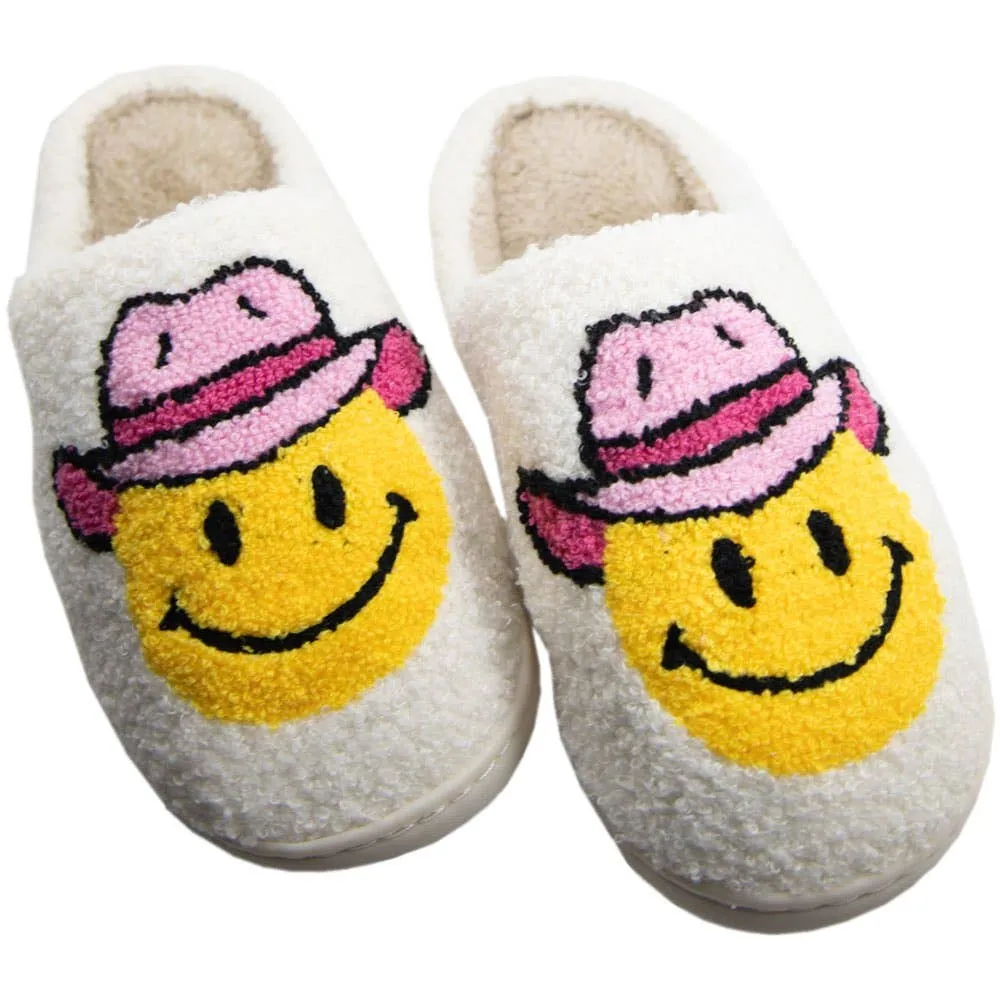 Pink Cowgirl Hat Slippers