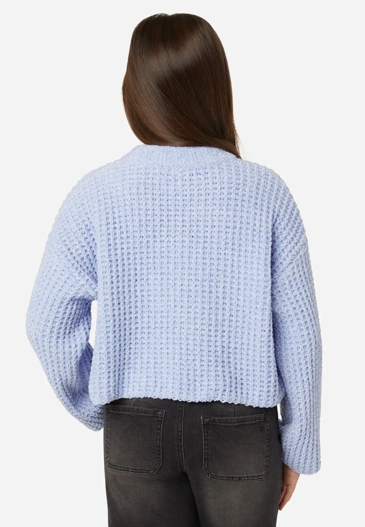 Plush Mock Neck Sweater