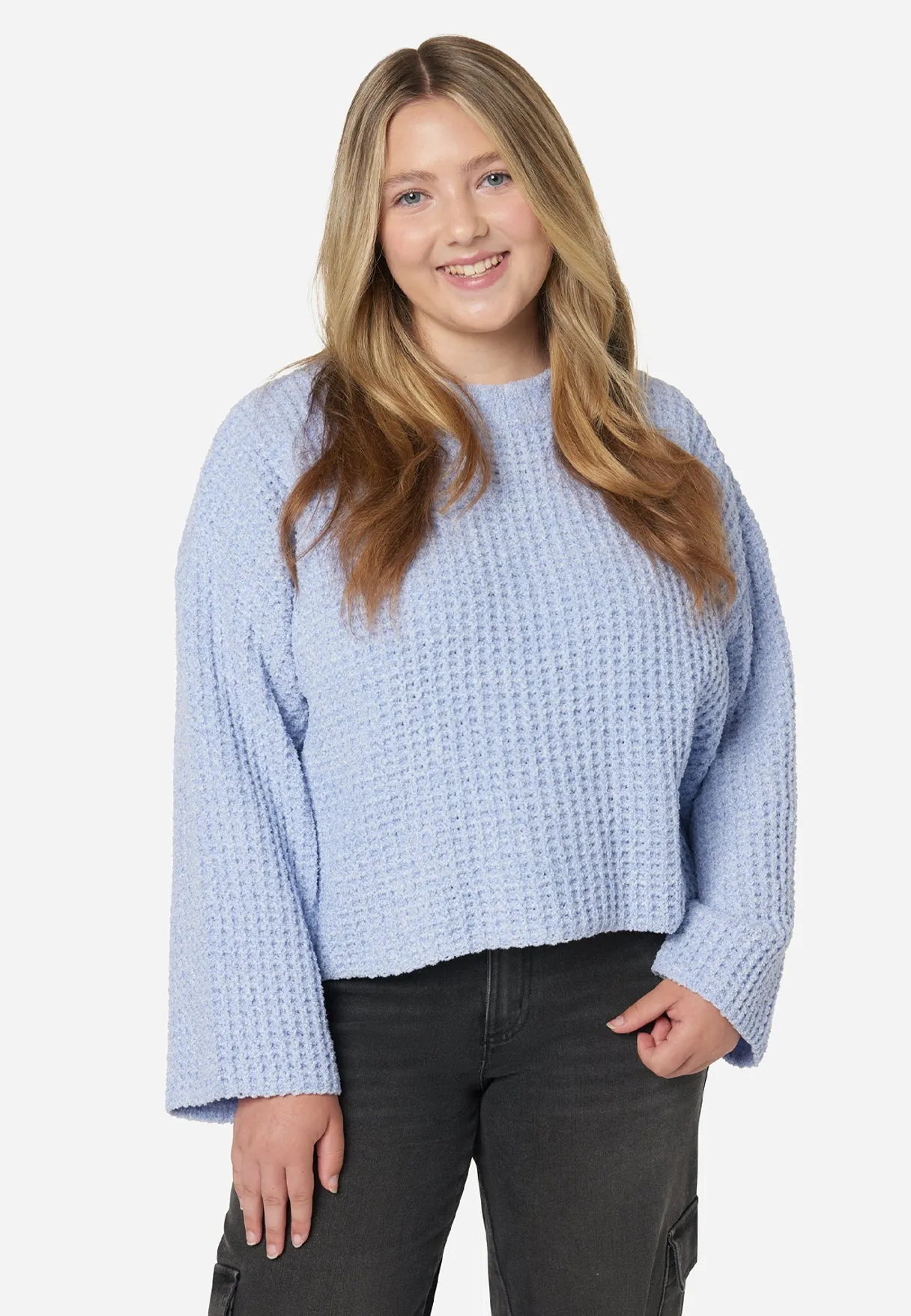 Plush Mock Neck Sweater