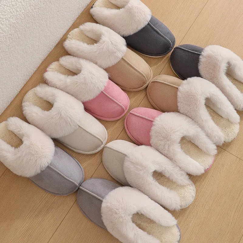 Plush Slip-On Slippers