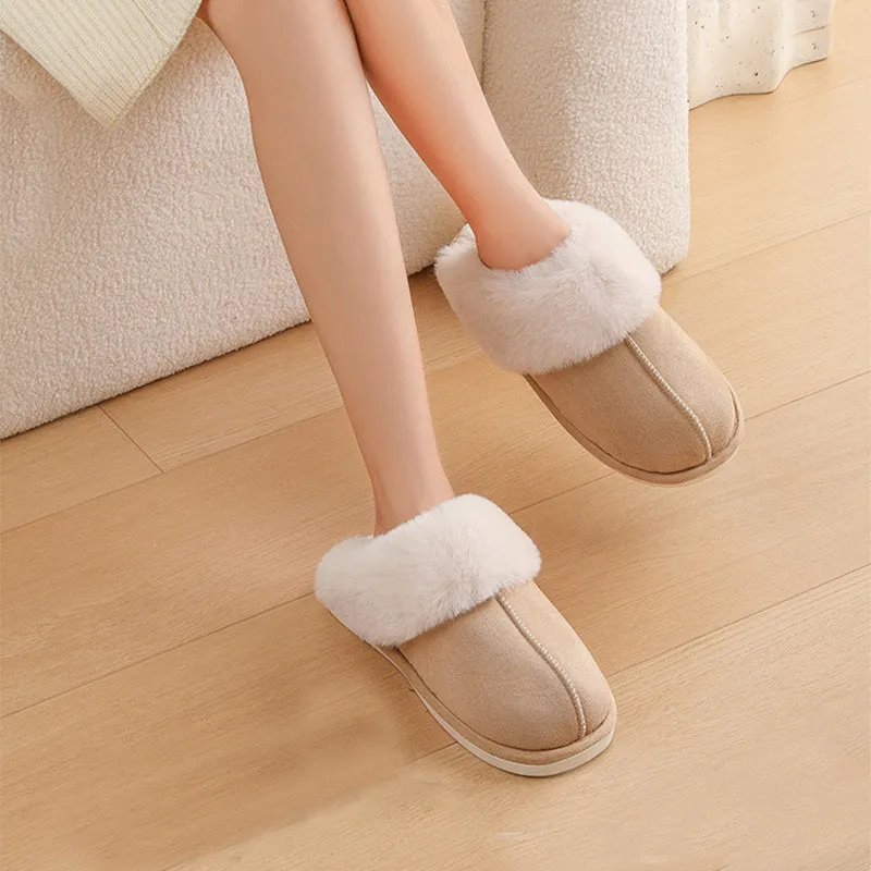 Plush Slip-On Slippers