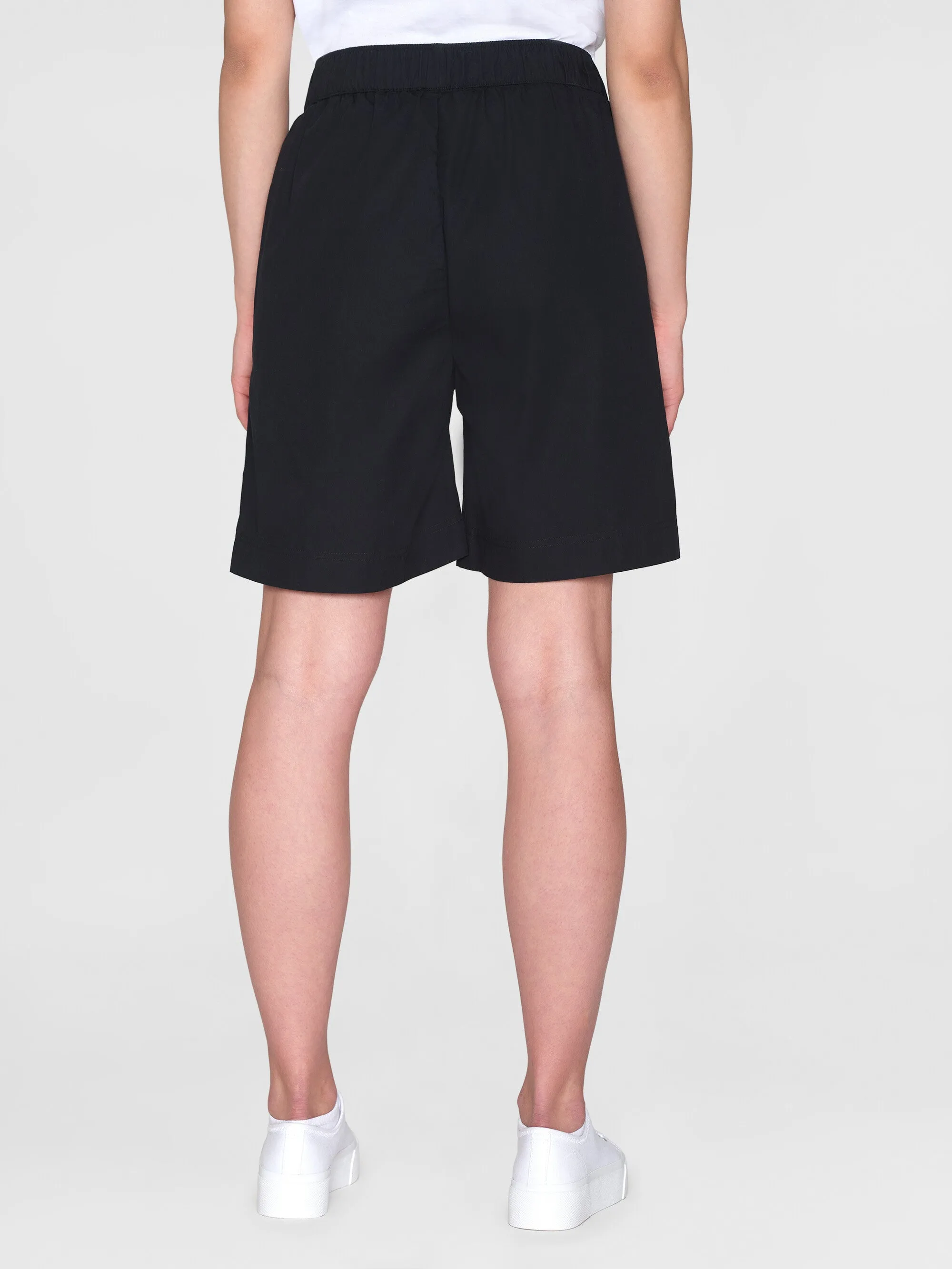 Poplin bermuda shorts - Black Jet