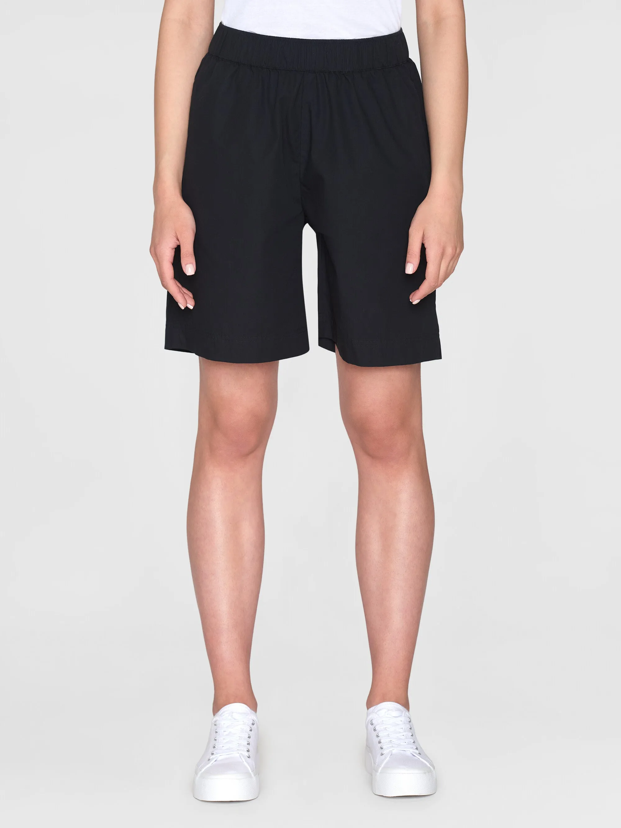 Poplin bermuda shorts - Black Jet