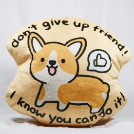 Positive Pupper Corgi Plush Pillow