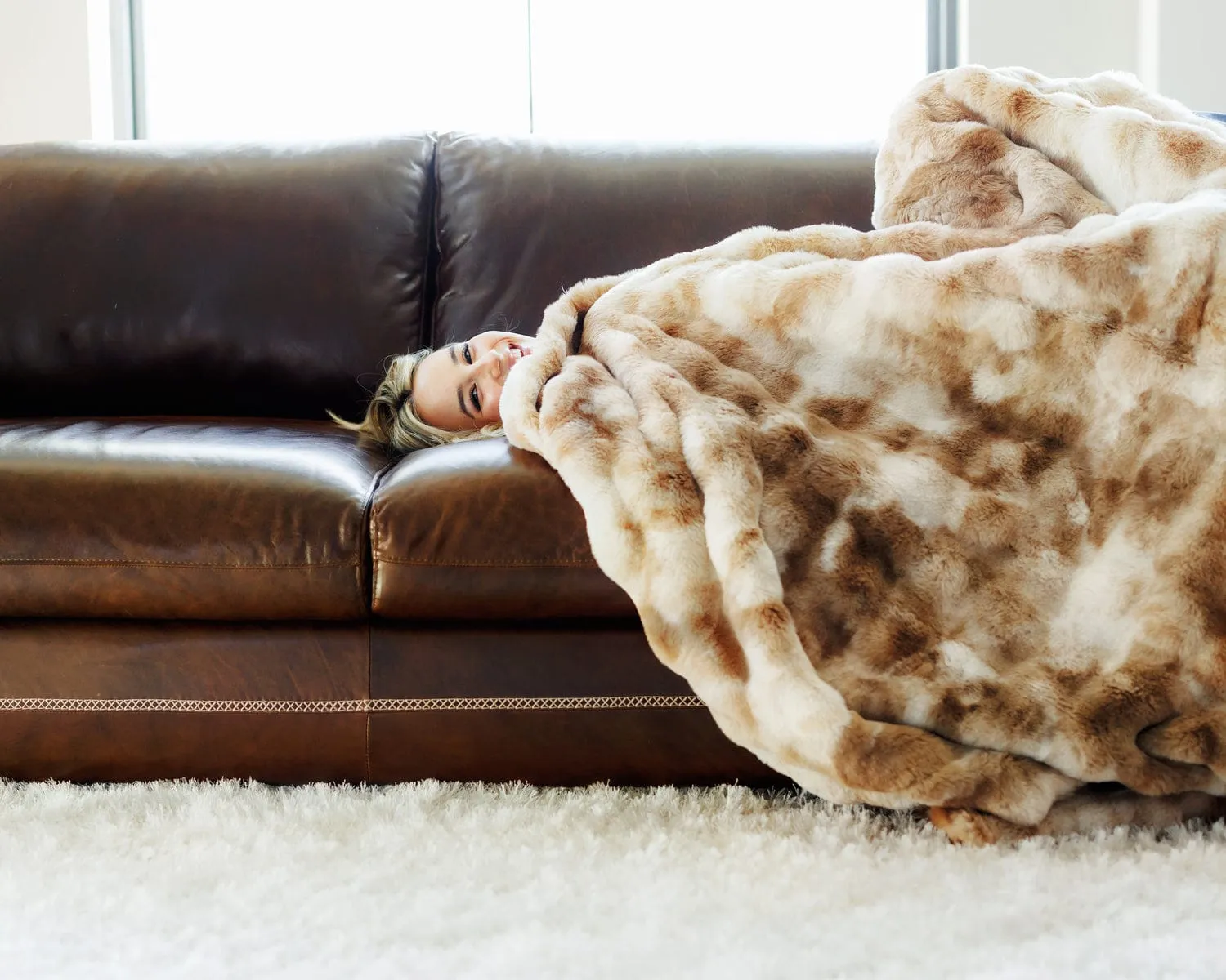 Premium Cloud Warm Bourbon Blanket