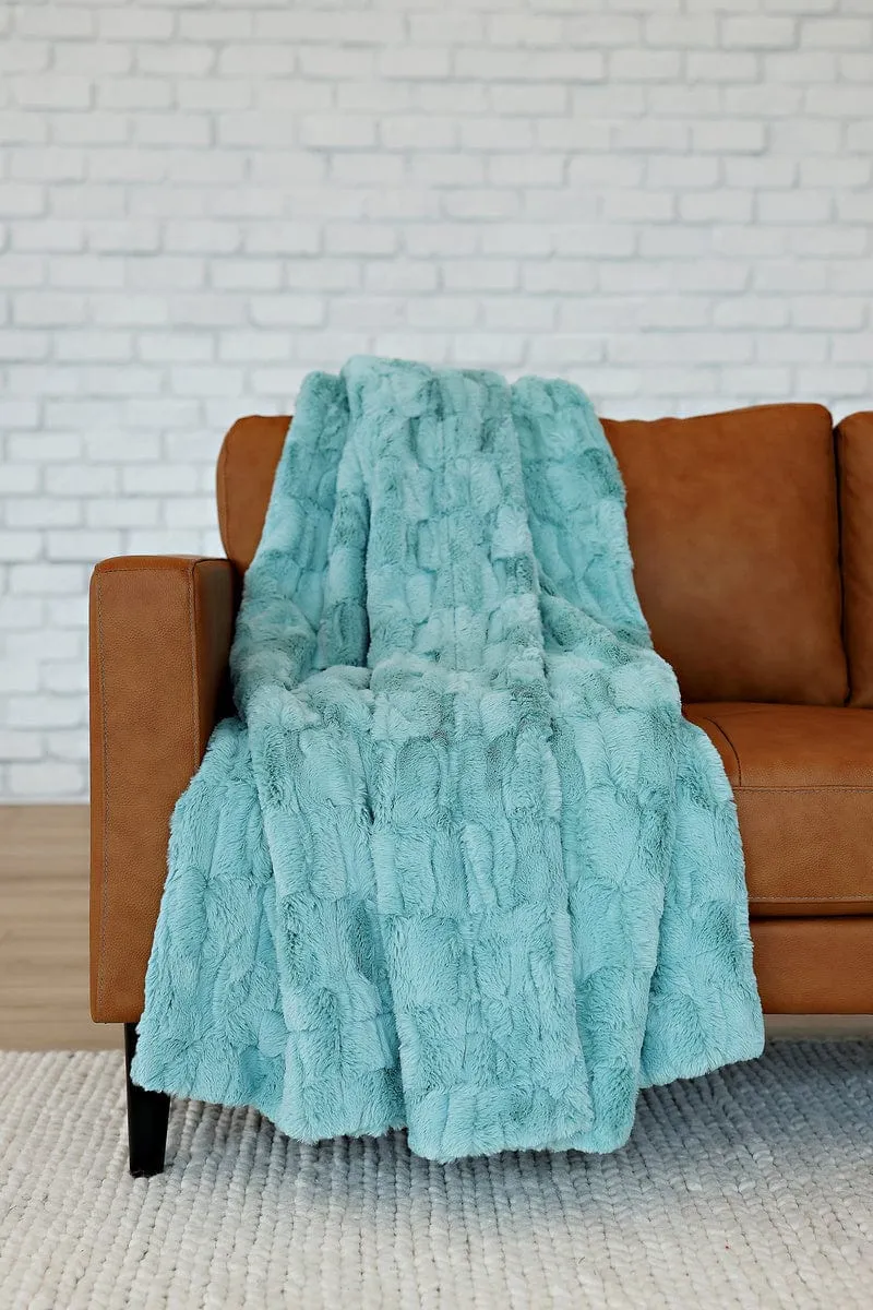 Premium Sorbet Beach Blue Blanket