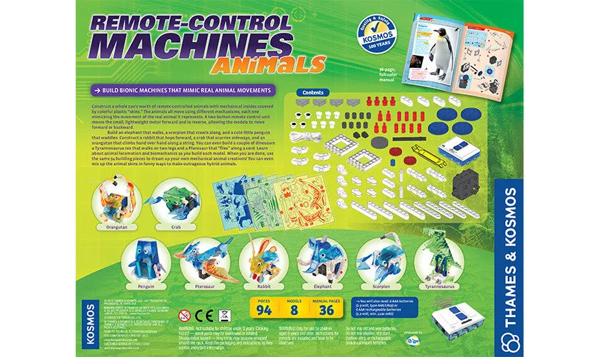 "Remote-Control Machines: Animals" - Science Kit