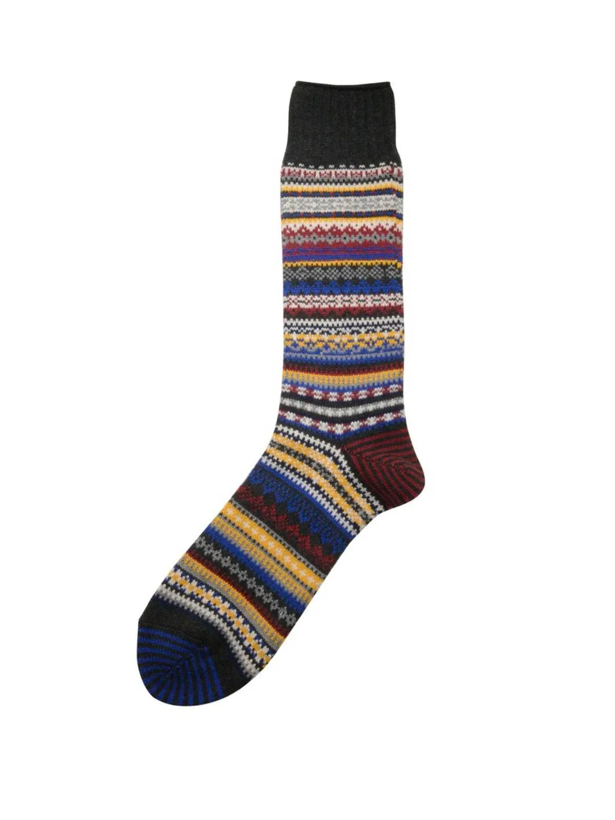 Retro Ethnic Mid-Calf Socks