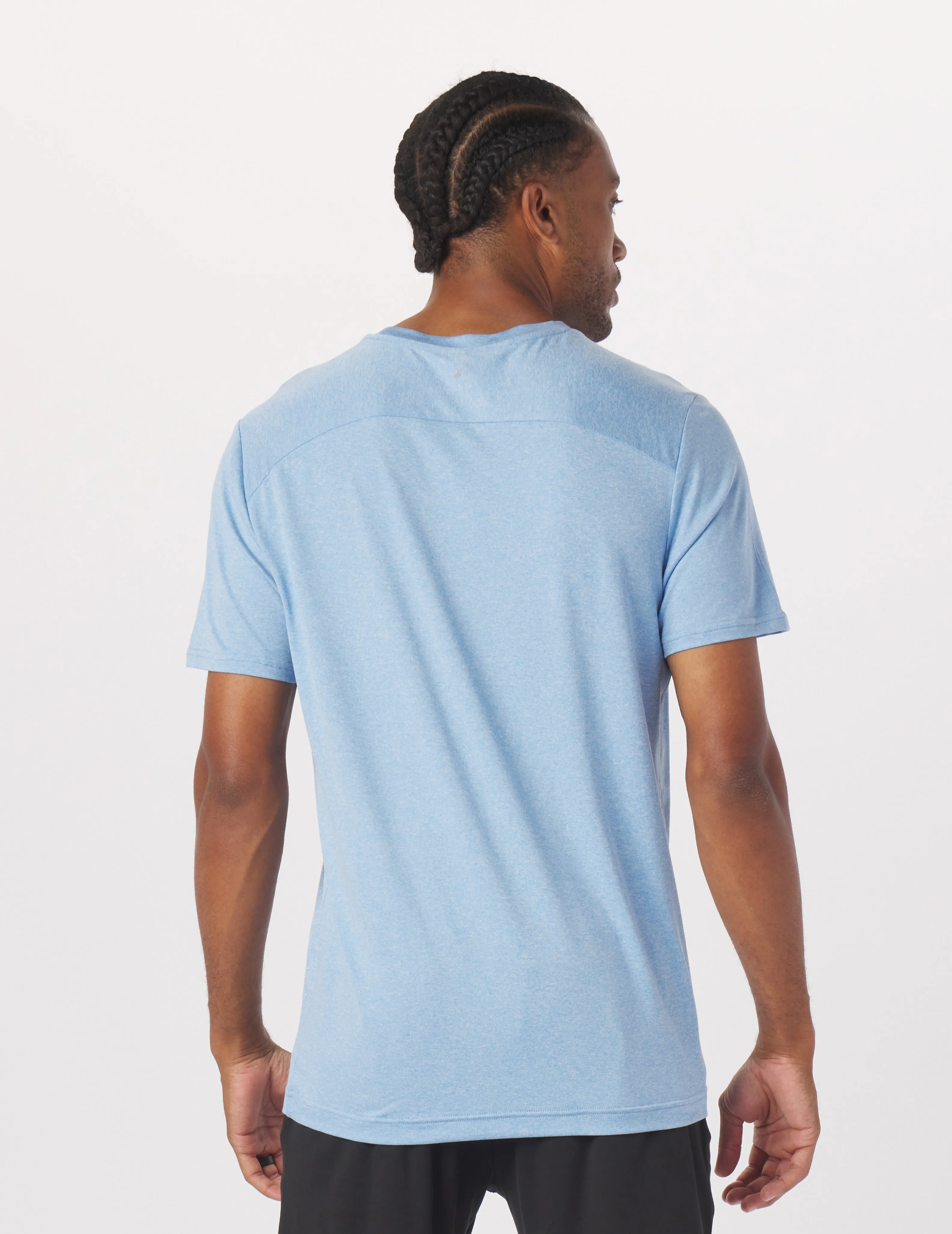 Salton Short Sleeve: Ice Blue Heather