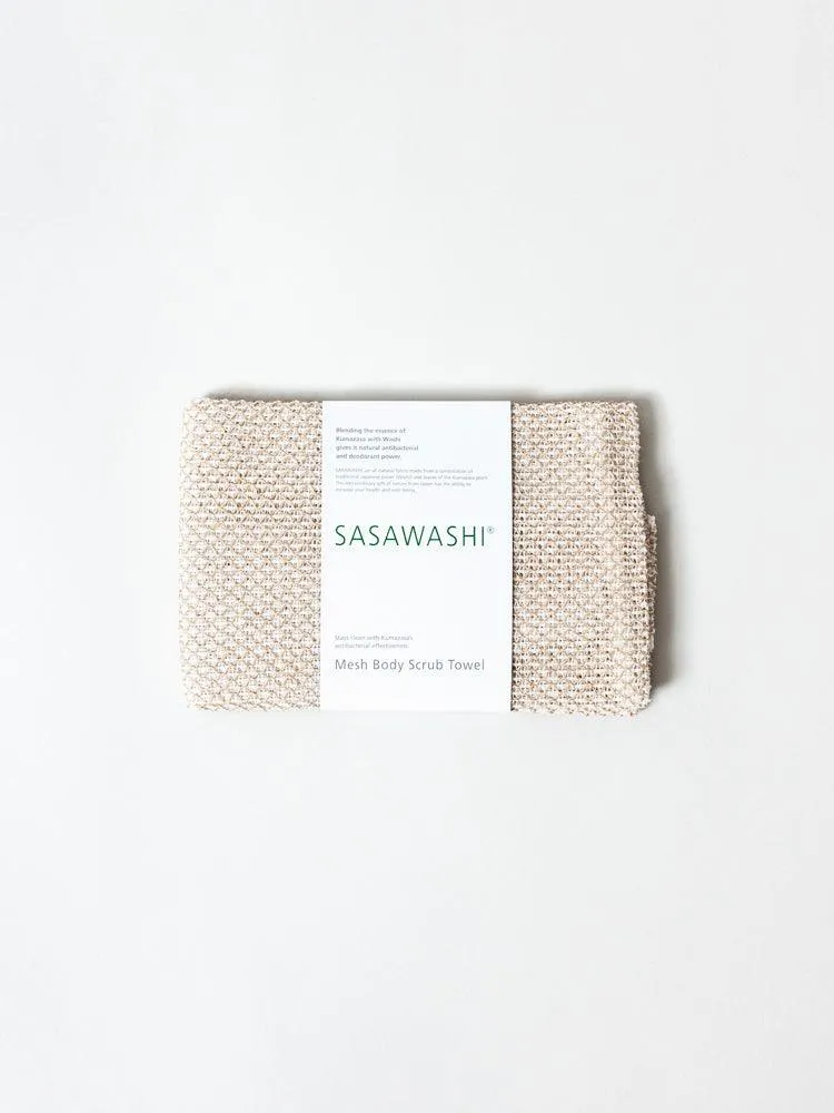 Sasawashi Mesh Body Scrub Towel