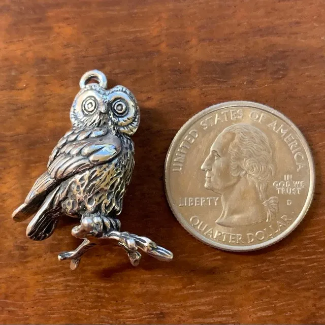 Saw Whet Owl Pendant