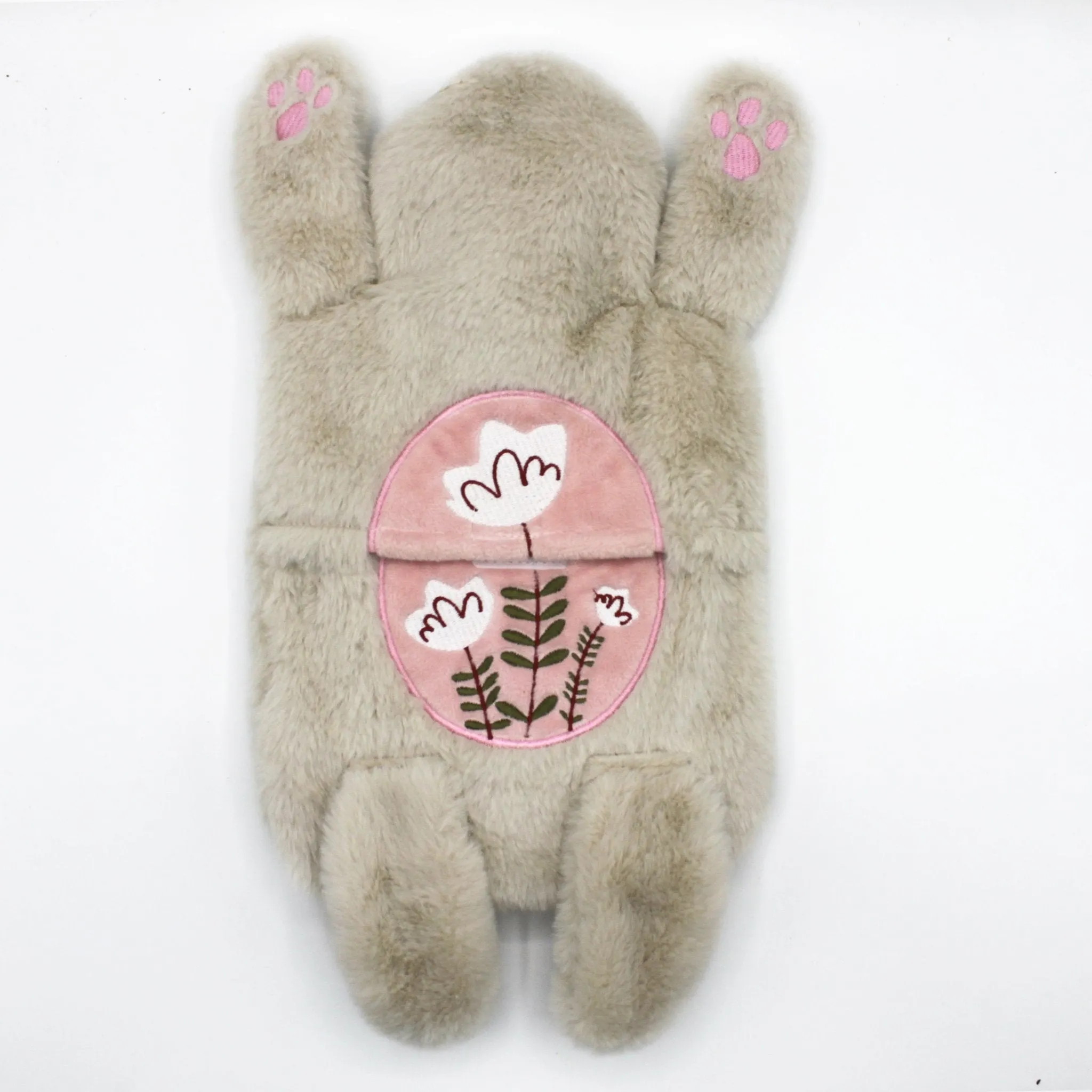 Secret Garden Cream Rabbit Hot Water Bottle