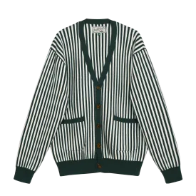 Seeing Stripes Cardigan - Green