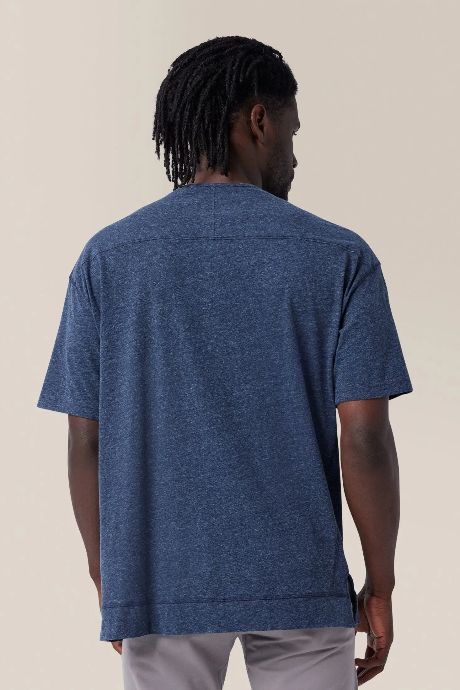 Short Sleeve Henley | Cotton Jersey