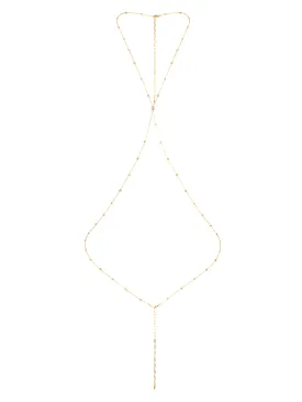 Simple Crystal X Body Chain