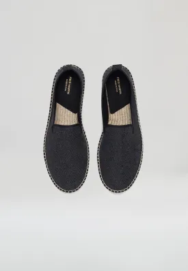 Slippers Eco Fabrics - Black Eco Fabric