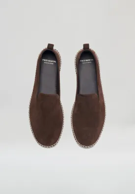 Slippers - Expresso Suede