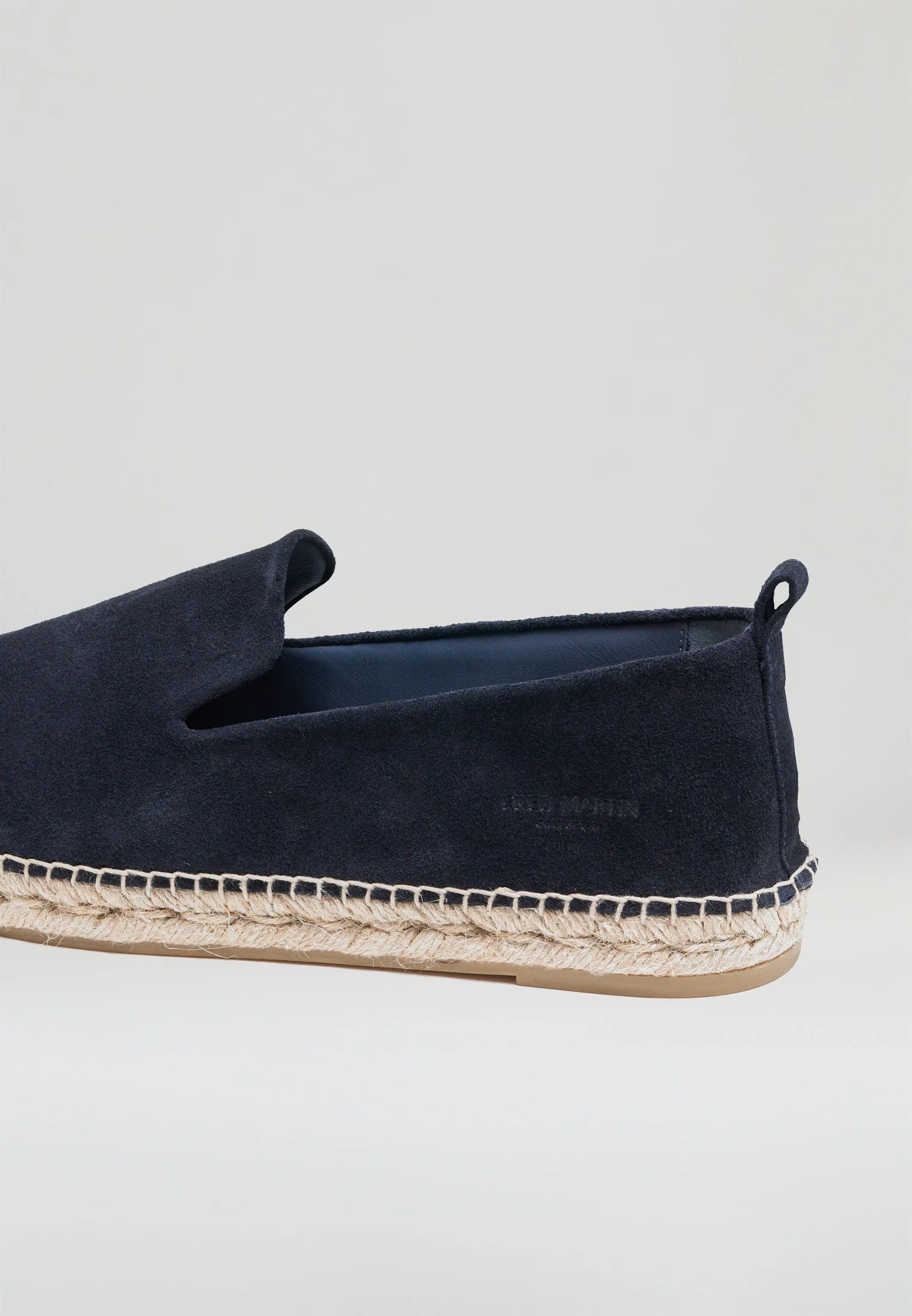 Slippers - Navy Suede