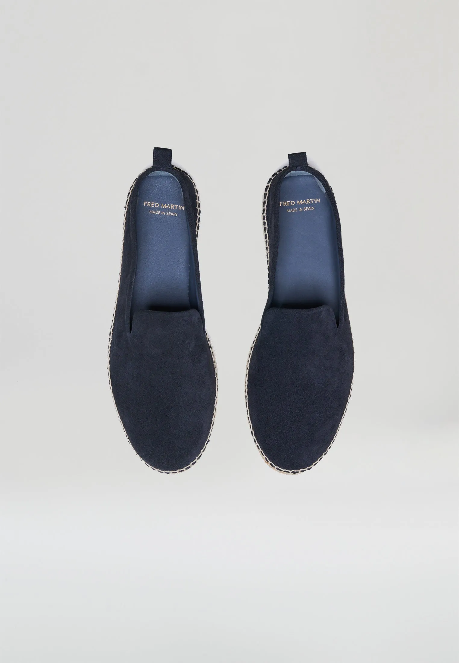 Slippers - Navy Suede