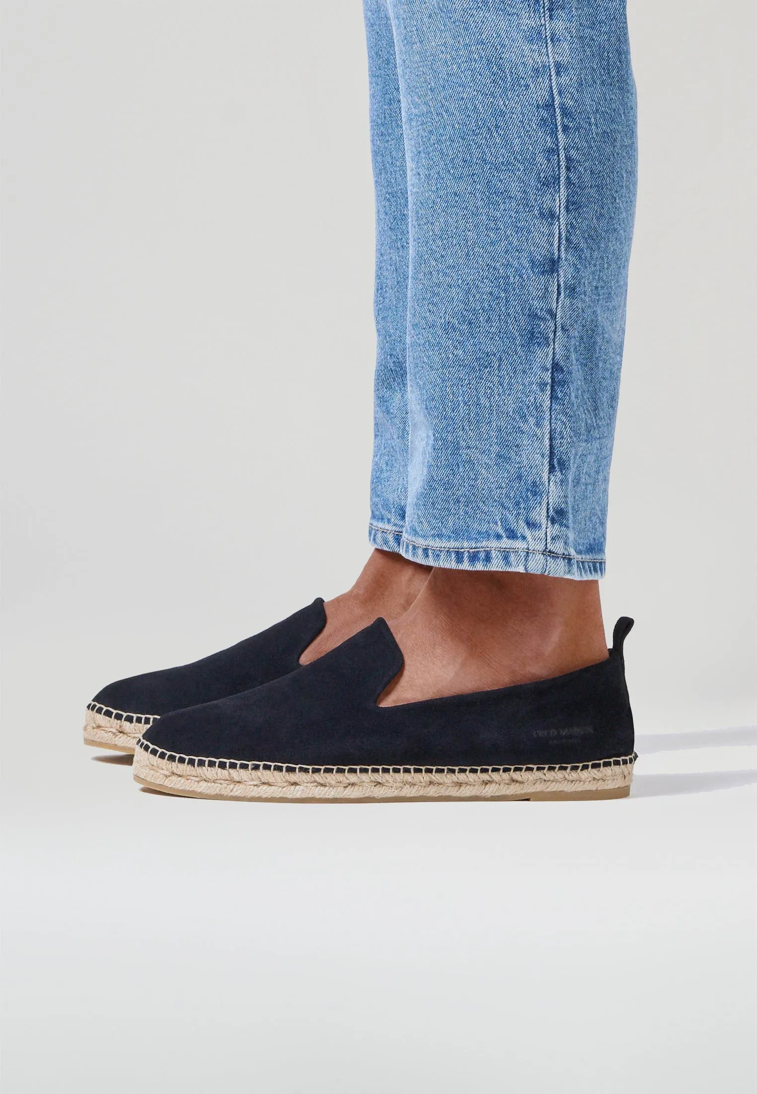 Slippers - Navy Suede