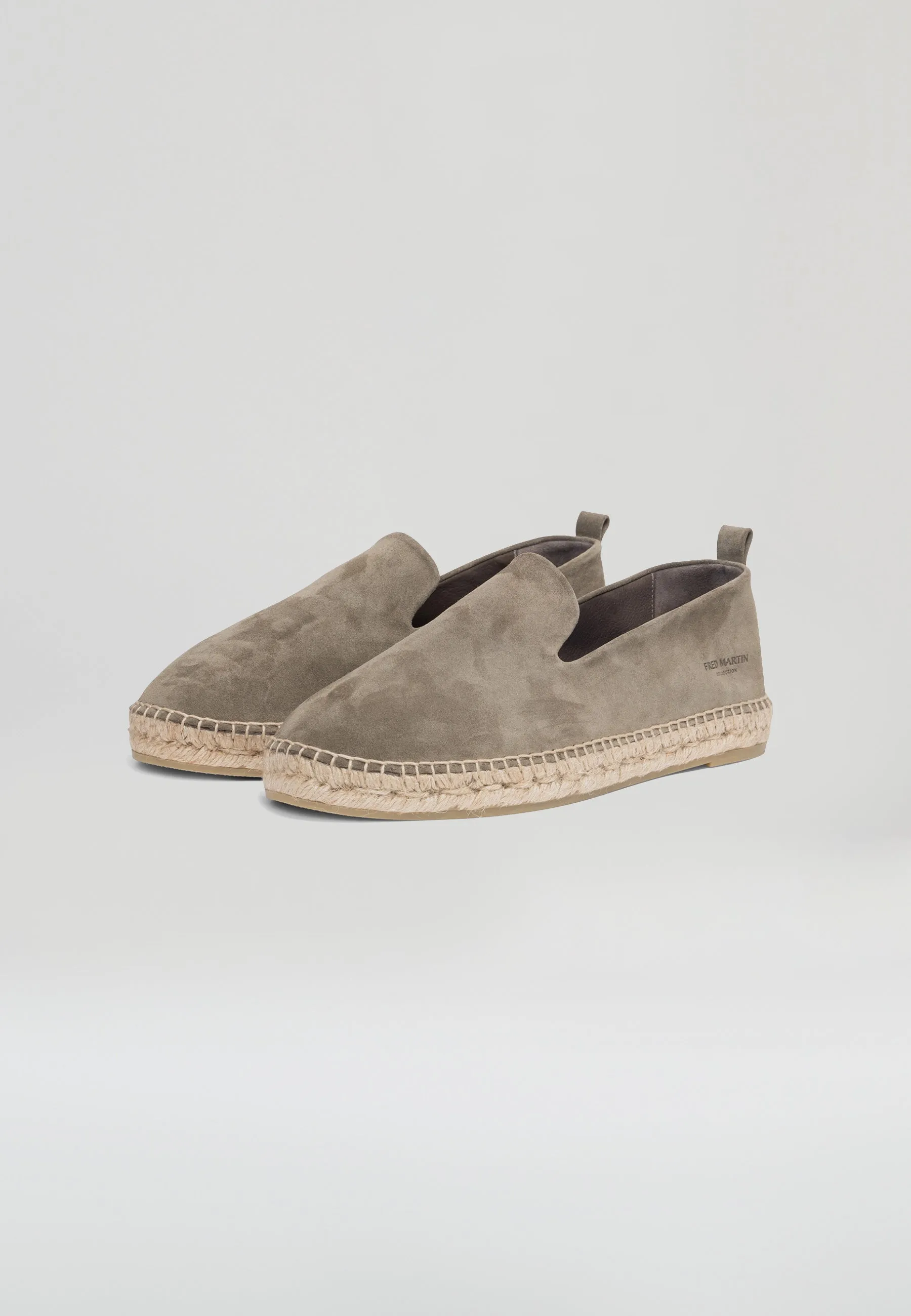 Slippers - Olive Green Suede