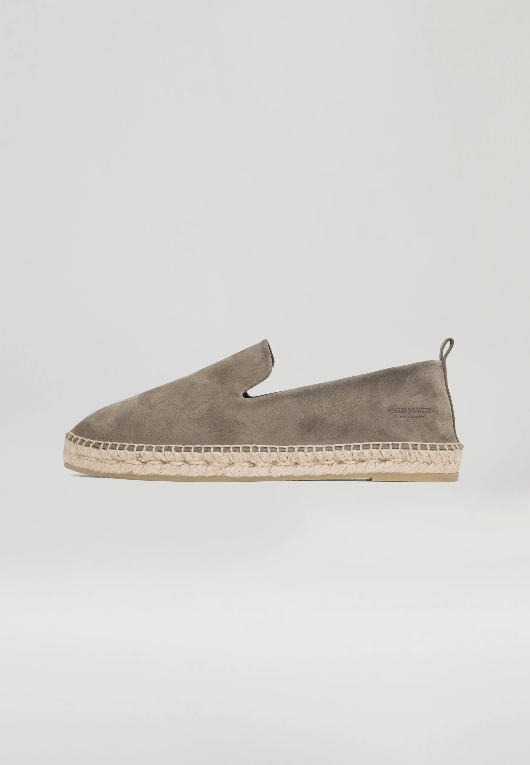 Slippers - Olive Green Suede