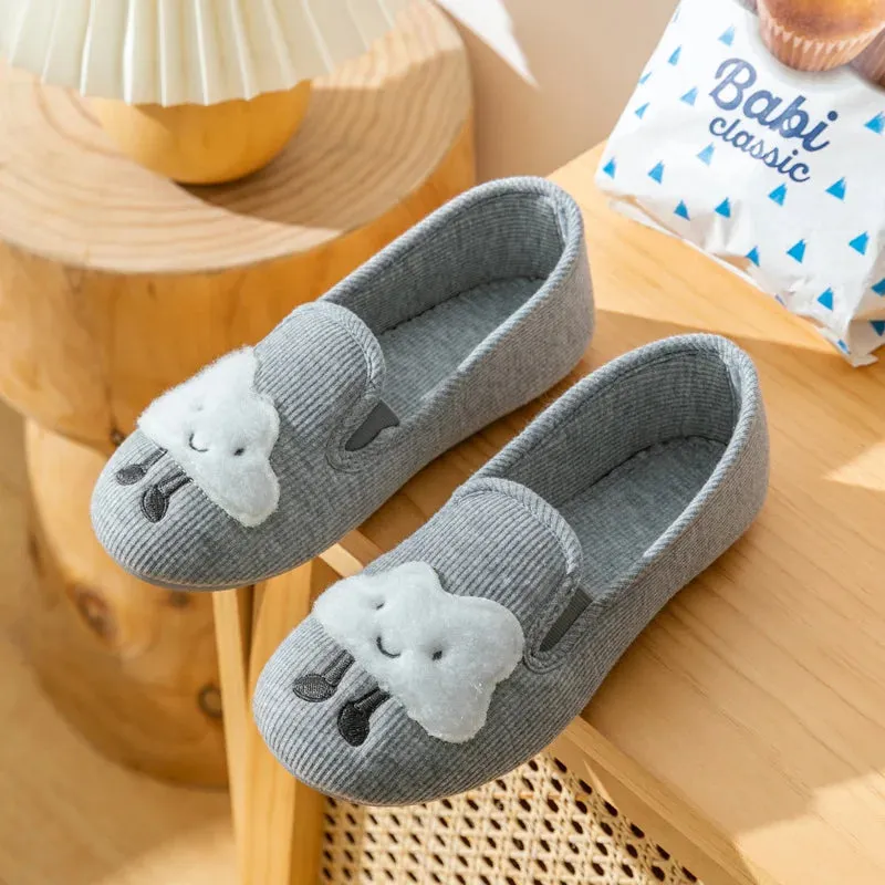 Smiling Cloud Slippers for Girls