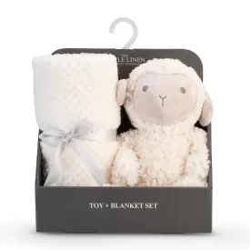 Soft Plush Baby Toy & Blanket - Farmyard Lamb