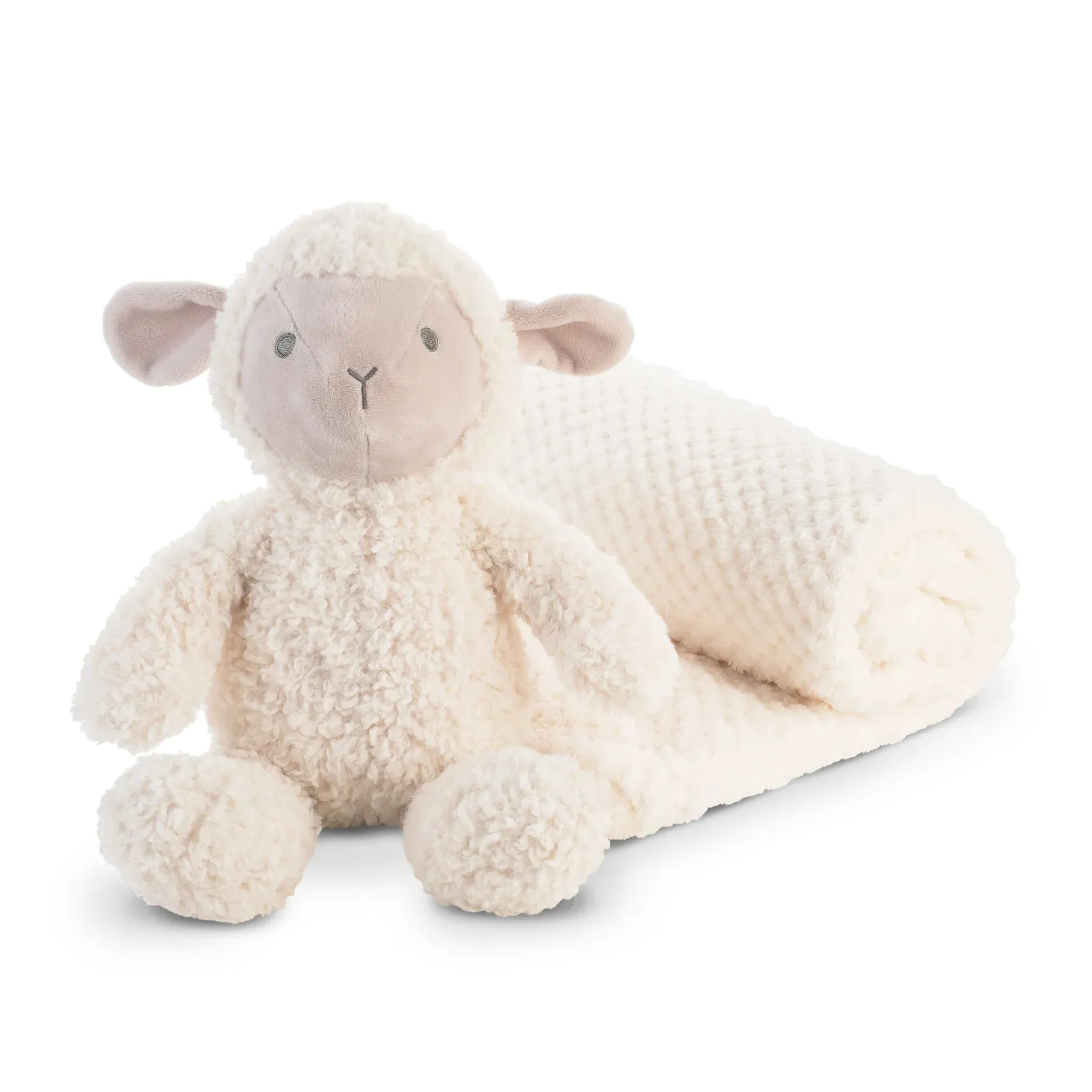 Soft Plush Baby Toy & Blanket - Farmyard Lamb