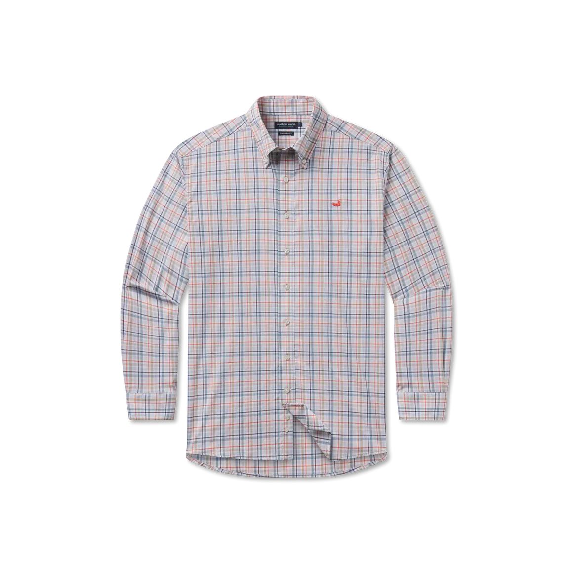 Southern Marsh Van Buren Performance Grid Dress Shirt