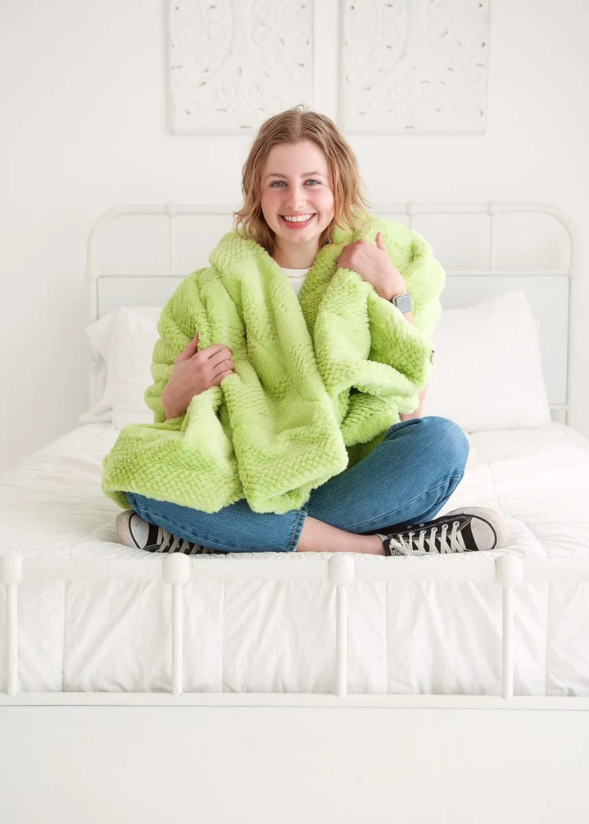 Spring Sweater Fresh Green Blanket