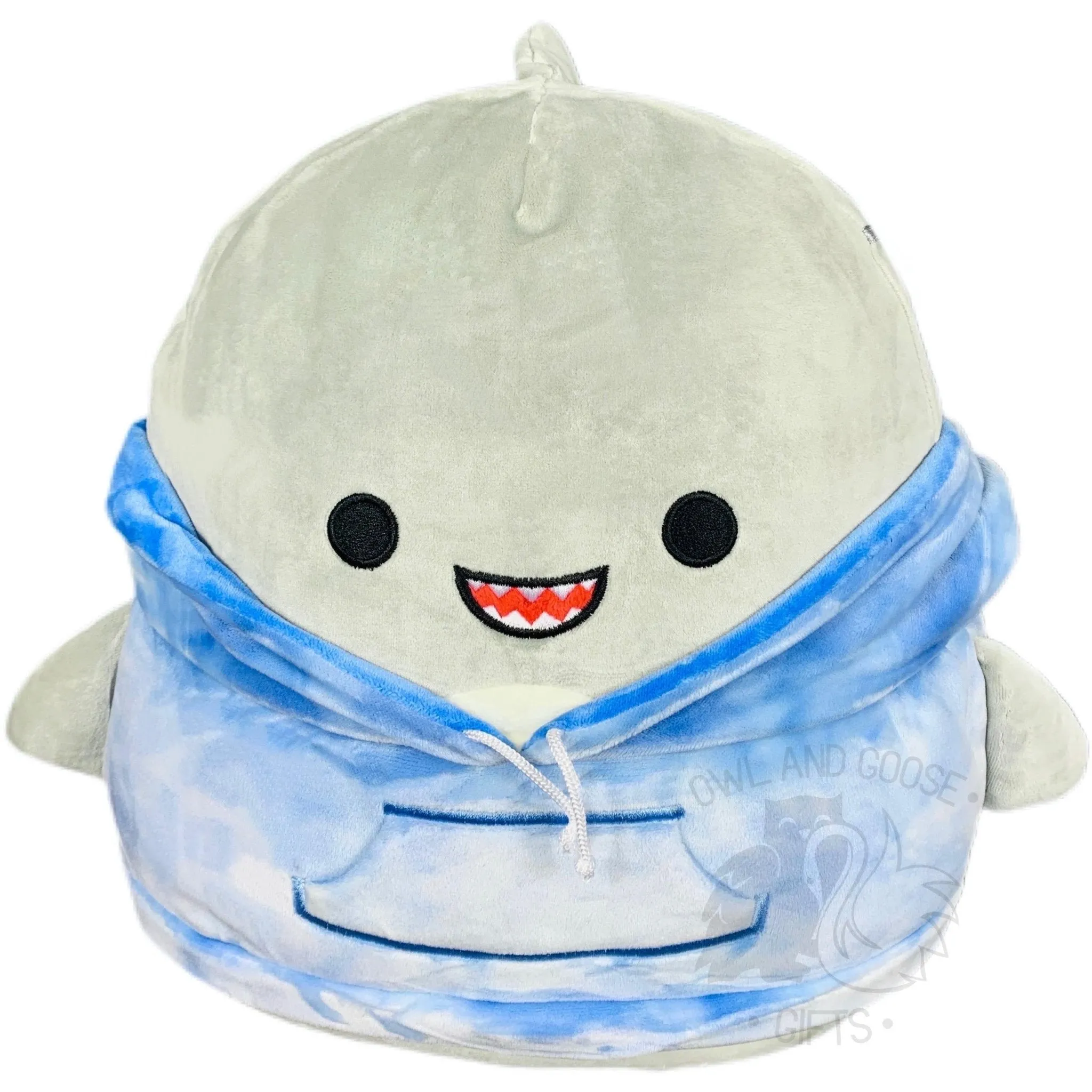 Squishmallow 12 Inch Gordon the Shark Hoodie Squad Plush Toy