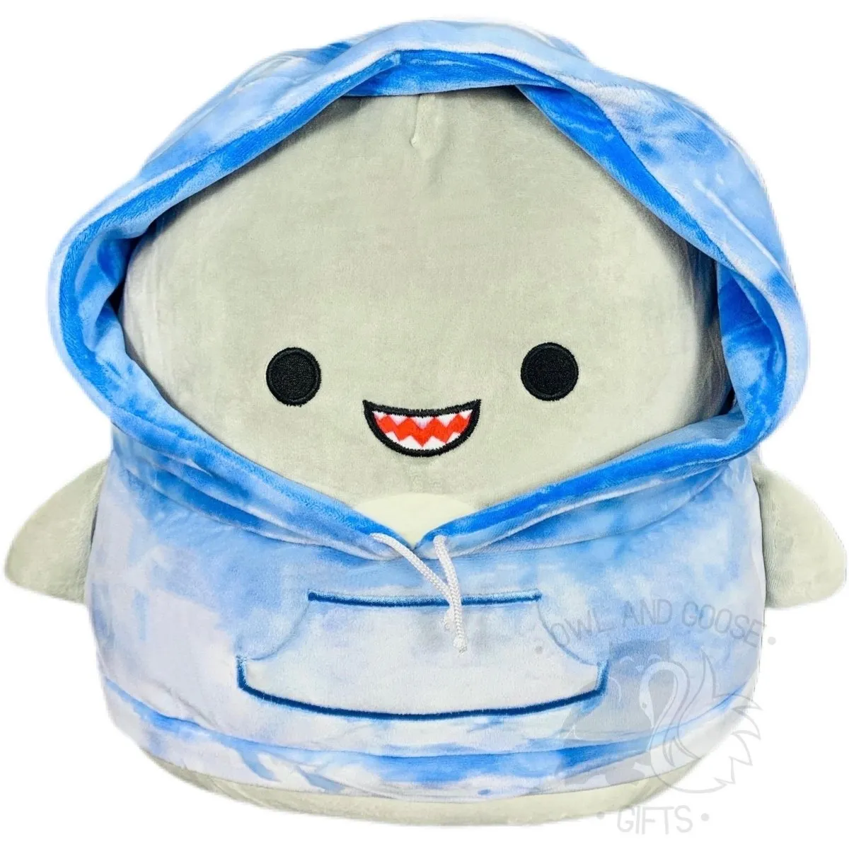 Squishmallow 16 Inch Gordon the Shark with Hoodie Plush Toy