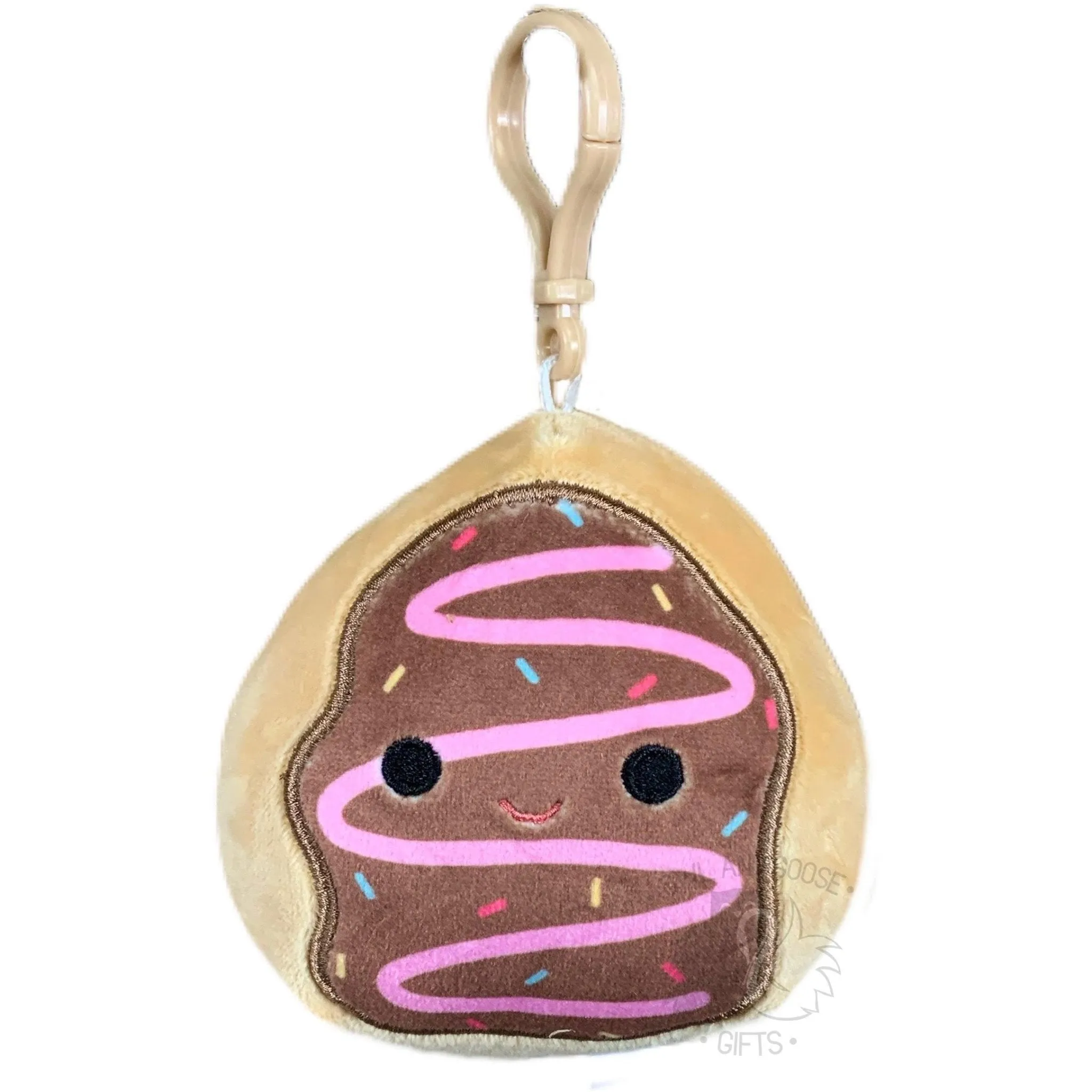 Squishmallow 3.5 Inch Deja the Donut Plush Clip