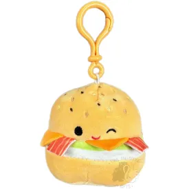 Squishmallow 3.5 Inch Geronimo the Breakfast Sandwich Plush Clip