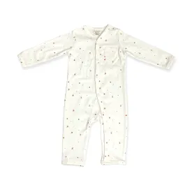 Stars Classic Button Baby Jumpsuit