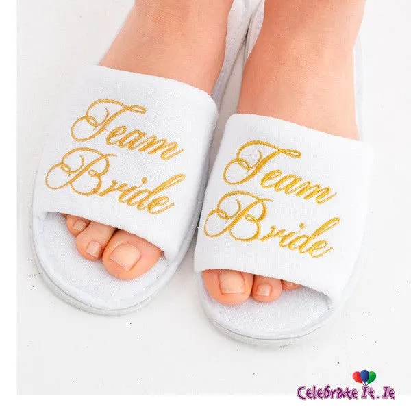 Team Bride - Spa Slippers