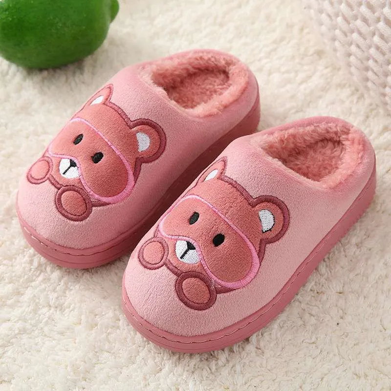 Teddy Bear Slippers for Girls