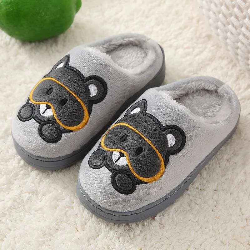 Teddy Bear Slippers for Girls